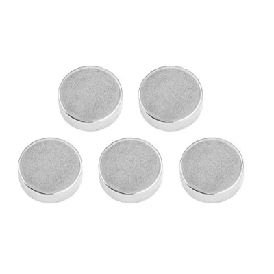 Abbildung von Connex Neodym Scheibenmagnet Ø 14 x 5 mm Stück im praktischen Set Extra starker Magnet 6 kg Haftkraft Für Haushalt, Werkstatt &amp; Hobby / Powermagnet Mini DY7100003