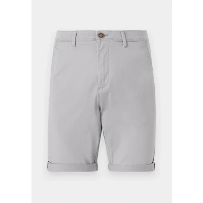Abbildung von JACK &amp; JONES Herren Chinohose Shorts Kurze Hose Bowie Solid, Farbe:Grau, Artikel: Ultimate Grey, Größe:M