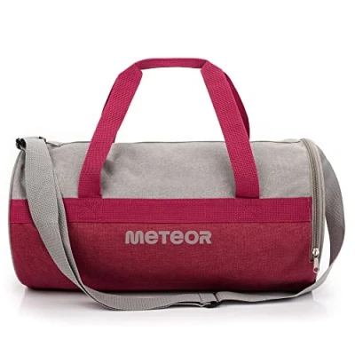 Abbildung von meteor Sporttasche Kinder 25L runde Tasche Gym Herren schwimmtasche Reisetasche Urlaubstasche klein Fitnesstasche Kindertaschen Schule Taschen turntasche Jungen