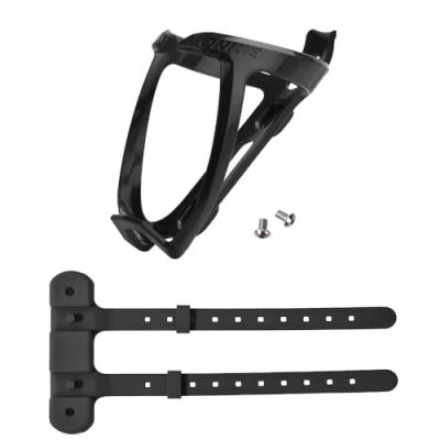 Abbildung von ZONKIE Fahrrad Flaschenhalter Ohne Schrauben, für Wasser Flaschen, geeignet auch als Babyflaschenhalter Kinderwagen Einheitsgröße, Viele Farben sind verfügbar (Schwarz)