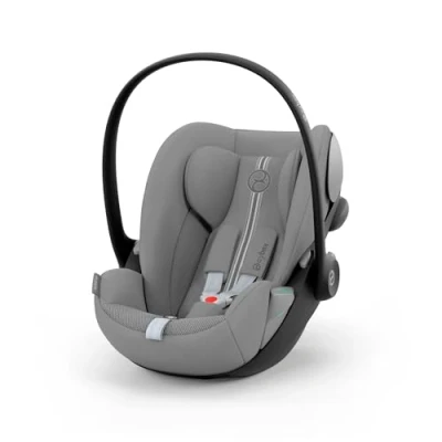 Abbildung von CYBEX Gold Babyschale Cloud G i Size Plus, Inkl. Neugeboreneneinlage, ab Geburt bis ca. 24 Monate, Für Kinder 40 cm 87 cm, Max. 13 kg, Stone Grey