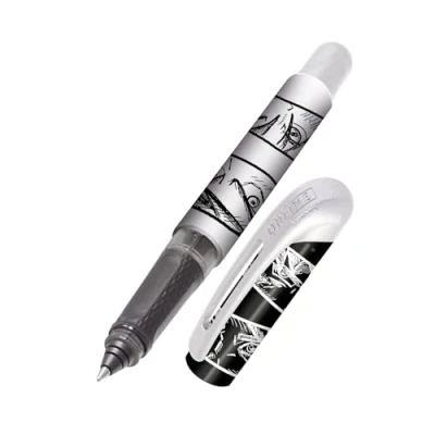 Abbildung von Online Tintenpatronen Rollerball College Manga, für Rechtshänder und Linkshänder, ergonomisches Griffstück, Roller Ball, Standard Tintenpatronen, inkl. Kombipatrone blau, 1 Stück (1er Pack)