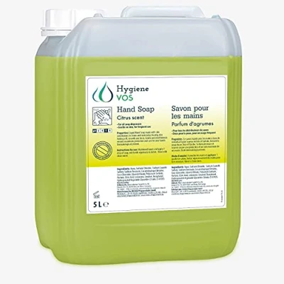 Abbildung von Hygiene VOS Cremeseife Citro 5 Liter milde Waschlotion Seifencreme für alle gängigen Druckspendersysteme und Seifenspender