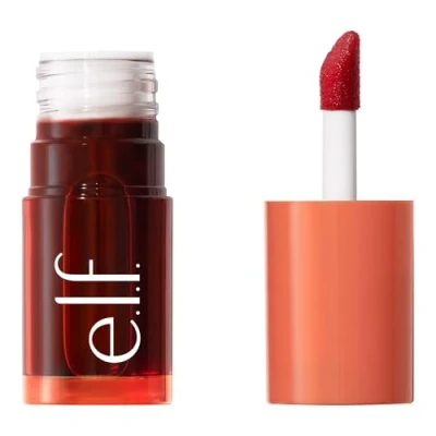 Abbildung von e.l.f. Sheer For It Blush Tint, vielseitiger Lippen und Wangen für einen natürlichen, langanhaltenden Farbkick, vegan tierversuchsfrei, Orange Crush