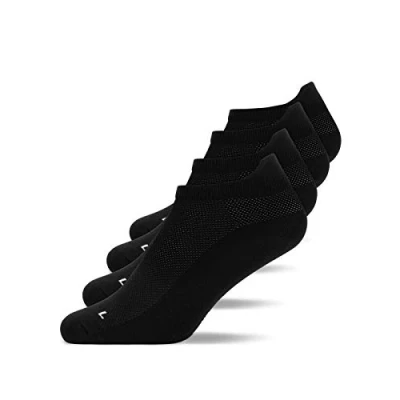 Abbildung von Snocks Unisex Kurze Laufsocken Gr. 39 42 I Atmungsaktive Sportsocken für Männer &amp; Frauen Low Sport Füßlinge jede Sportart Anti Blasen Schutz Sommer Socken Schwarz
