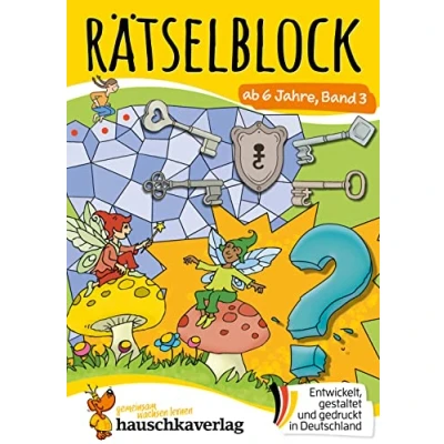 Abbildung von Rätselblock ab 6 Jahre Band 3: Bunter Rätselspaß für Kinder Sudoku, Fehlersuche, knobeln und logisches Denken fördern (Rätselbücher, 649)
