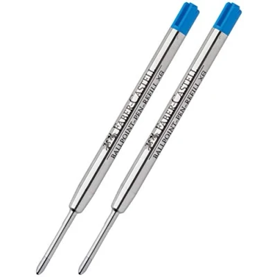 Abbildung von Faber Castell Kugelschreibermine (2 Stück, Extrabreit Blau)