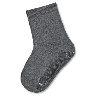 Abbildung von Sterntaler Mädchen Uni Soft Fli Socken, Baumwolle, Anthrazit Mel., 25W / 26L