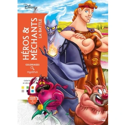 Abbildung von Coloriages mystères Disney Héros &amp; Méchants, la battle