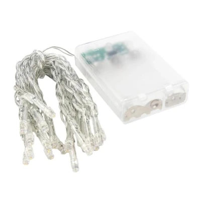 Abbildung von Ideen mit Herz 20er LED Lichterkette warmweiß 5 mm Lampen Ø 15 cm Abstand inkl. Timer Funktion (6 Stunen AN 18 Stunden AUS) batteriebetrieben Gesamtlänge: 300