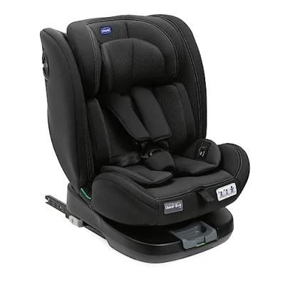 Abbildung von Chicco Unico Evo I Size, Kindersitz 0 36 Kg, für Kinder von 40 bis 150 cm, homologiert ECE R129/03, Isofix 360 drehbar und neigbar, Gruppe 0+/1/2/3 12 Jahren, Schwarz