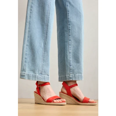 Abbildung von Tamaris Espadrille, Damen, Größe: 36, Red Schuhe