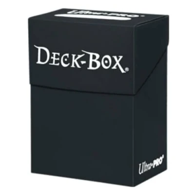 Abbildung von Ultra Pro Deck Box Black w/Bag (81453) Sammelkartenzubehör