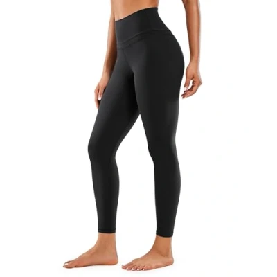 Abbildung von CRZ Yoga Damen Naked Feeling Leggings Sporthose High Waist Yogahose Sport Leggins Fitness Hose 64cm Schwarz 38