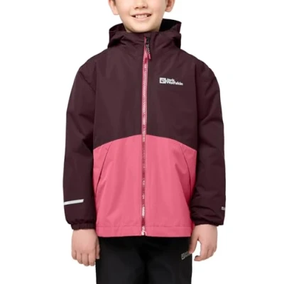 Abbildung von Jack Wolfskin Unisex Kinder Iceland 3in1, Boysenberry/pink, 104 EU