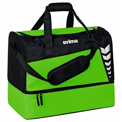 Abbildung von Erima Unisex Six Wings Sporttasche mit Bodenfach (7232315), Green/schwarz, L