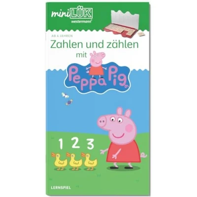 Abbildung von miniLÜK: Kindergarten/Vorschule Zahlen und Zählen mit Peppa Pig (miniLÜK Übungshefte: Mathematik)