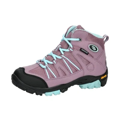 Abbildung von Brütting Mädchen Ohio High Trekkingsstiefel, Rosa Türkis, 34 EU