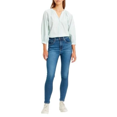 Abbildung von Levi&#039;s 721 HIGH RISE Skinny Jeans Fit, Damen, Größe: 28x30, Blue wave mid med indigo