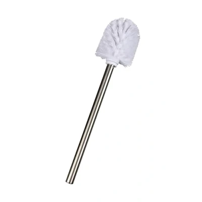 Abbildung von WENKO WC Bürste mit Edelstahlstiel Matt Ø 8 x 35 cm Ersatz Toilettenbürste, Edelstahl rostfrei, cm,