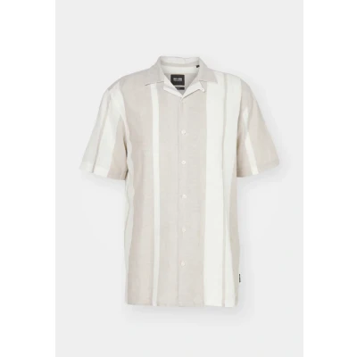 Abbildung von Only &amp; Sons Scaiden Striperesort NOOS Hemd, Herren, Größe: Small, Vintage khaki