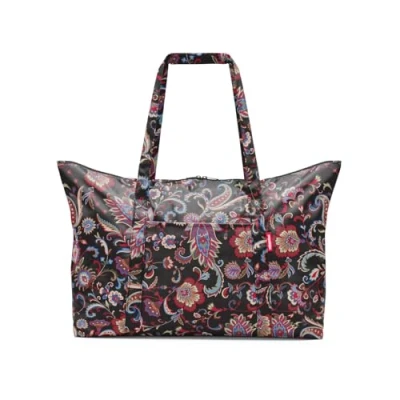 Abbildung von reisenthel mini maxi travelbag paisley black faltbare Reisetasche, praktisch und kompakt, sehr leicht widerstandsfähig