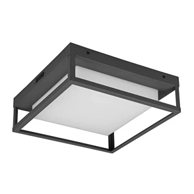 Abbildung von Trio Leuchten LED Außen Deckenleuchte Witham 677860142, Metall Anthrazit, Kunststoff weiß, inkl. 10.5 Watt LED, Lichtfarbe einstellbar