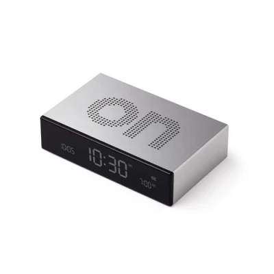 Abbildung von Lexon FLIP Premium LCD Wecker (Alu Poli)