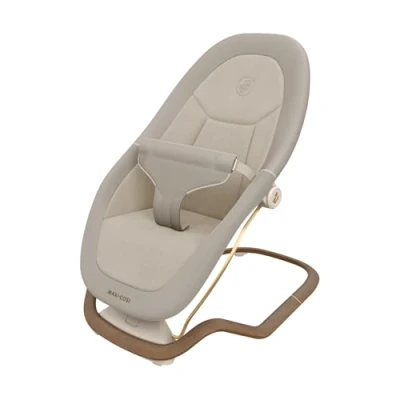 Abbildung von Maxi Cosi Dove, Babywippe, 03 Jahre, 015 kg, Leichtgewicht Zusammenklappbar, Tragbar, Natürliches Wippen, 3 Liegepositionen, Eco Care 100% Recycelte Stoffe, Elegance Beige