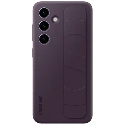 Abbildung von Samsung Standing Silikon Back Cover Lila Galaxy S24