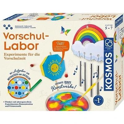 Abbildung von KOSMOS 602383 Vorschul Labor Experimente für Vorschulzeit, Experimentierkasten Kinder ab 5 Jahren, Vorschulkinder