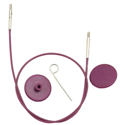 Abbildung von KnitPro Options Seil für Nadeln mit 120 cm Länge, Violett