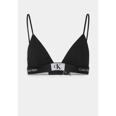 Abbildung von Calvin Klein Underwear Unlined Triangel BH, Damen, Größe: Small, Black