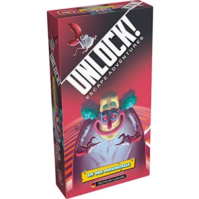 Abbildung von Space Cowboys, Unlock! In der Mausefalle, Familienspiel, Rätselspiel, 1 6 Spieler, Ab 10+ Jahren, 60+ Minuten, Deutsch
