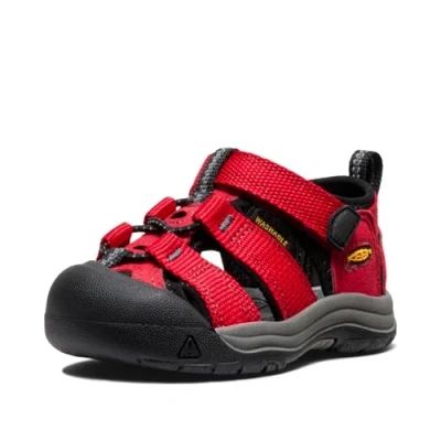 Abbildung von Keen Newport H2 Unisex Trekkingsandale für Kinder, Größe: 25/26, Ribbon red/gargoyle Schuhe