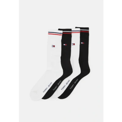 Abbildung von Tommy Jeans Iconic Unisex 4 PACK Socken, Größe: 35 38, White/black
