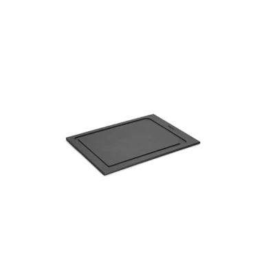 Abbildung von Woll Cut &amp; Serve Schneidebrett, 30 x 22 cm, 7 mm hoch, aus FSC zertifiziertem Papierverbundstoff, BPA und VOC frei, Hitzebeständig bis 175C, spülmaschinenfest, mattschwarz