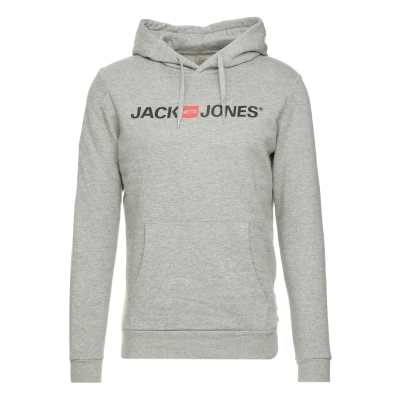 Abbildung von Jack &amp; Jones Kapuzenpullover, Herren, Größe: Small, Light grey melange