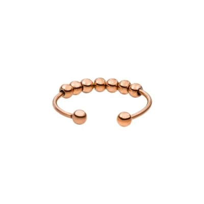 Abbildung von Purelei® Shade Anxiety Ring (Roségold) Wasserfester Damenring aus langlebigem Edelstahl Verstellbare Ringe von Größe 60 bis 66 Modeschmuck für deinen individuellen Look