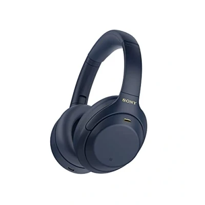 Abbildung von Sony WH 1000XM4 kabellose Bluetooth Noise Cancelling Kopfhörer (30h Akku, Touch Sensor, Schnellladefunktion, optimiert für Amazon Alexa, Headset mit Mikrofon) Midnight Blue