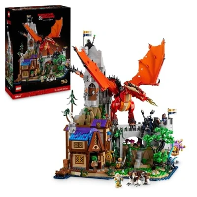 Abbildung von LEGO Ideas Dungeons &amp; Dragons: Die Sage vom Roten Drachen, Bauset für Erwachsene, and Dragons Geschenkideen Fans, Fantasy Bauset, kreative Aktivität 21348