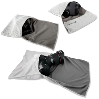 Abbildung von LENS AID Einschlagtuch für Kamera, Objektiv usw., Kameratasche BZW. Beutel als Schutz DSLR, Digitalkamera, Einschlagtasche