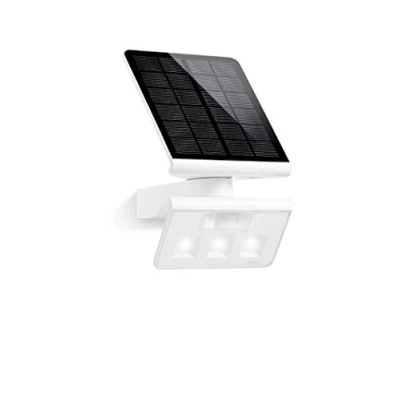 Abbildung von Steinel LED Solarleuchte XSolar L S ONE weiß, Wandlampe, Bewegungsmelder, Nachtlicht, Gartenlampe Solar, 2500 mAh Akku