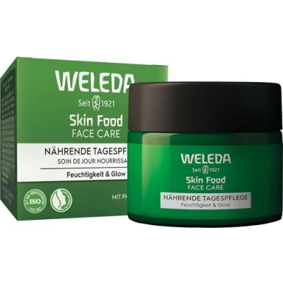 Abbildung von WELEDA Bio Skin Food Tagespflege Feuchtigkeit &amp; Glow Naturkosmetik Hautpflege Gesichtscreme mit Squalan, Sheabutter Rosmarin. Natürliche Gesichtspflege Feuchtigkeitscreme (vegan / 40ml)
