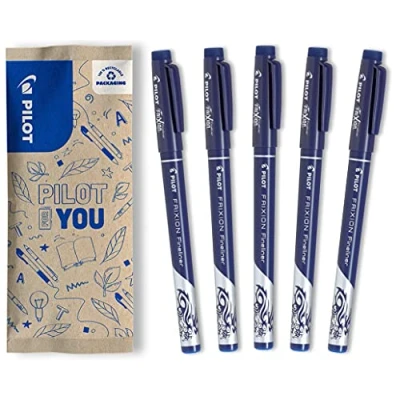 Abbildung von PILOT FriXion Fineliner, radierbarer 5er Set (Blau)