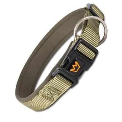 Abbildung von Rudelkönig Hundehalsband Bella Verstellbares Halsband Hund klein aus Nylon für kleine Hunde und Welpen in Khaki