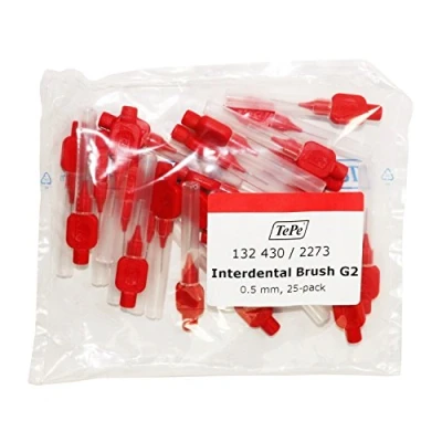 Abbildung von Tepe Xxxx Fine Interdentalbürsten G2 0.5mm Rot x 25