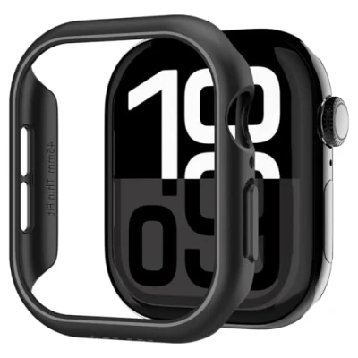 Abbildung von Spigen Thin Fit Hülle Kompatibel mit Apple Watch 10 46mm (2024) Schwarz