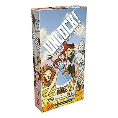 Abbildung von Asmodee, Unlock! Die Abenteurer von Oz, Familienspiel, Rätselspiel, 1 6 Spieler, Ab 10+ Jahren, 90+ Minuten, Deutsch