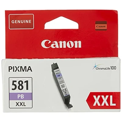 Abbildung von Canon Tintenpatrone CLI 581PB XXL Original Foto Blau 1999C001 Druckerpatrone, Photo Blue, One size